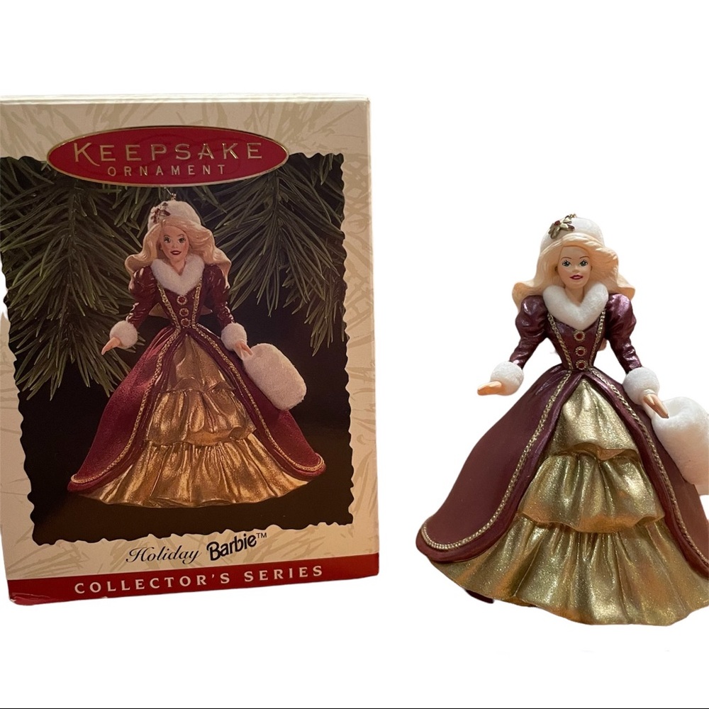 Vintage Hallmark Holiday Barbie 1996
